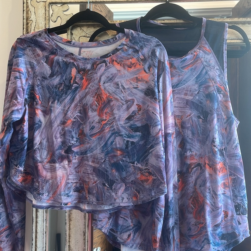 Lululemon Sculpt Tank and Crop Top